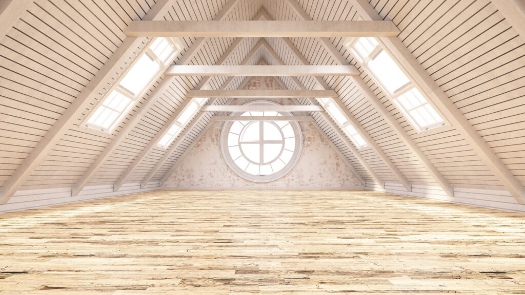 attic insulation in ma with foam and space